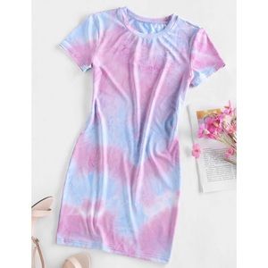 Tie Dye Mini Dress